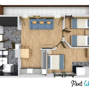 Apartament Rent Like - Ciągłówka, Zakopane
